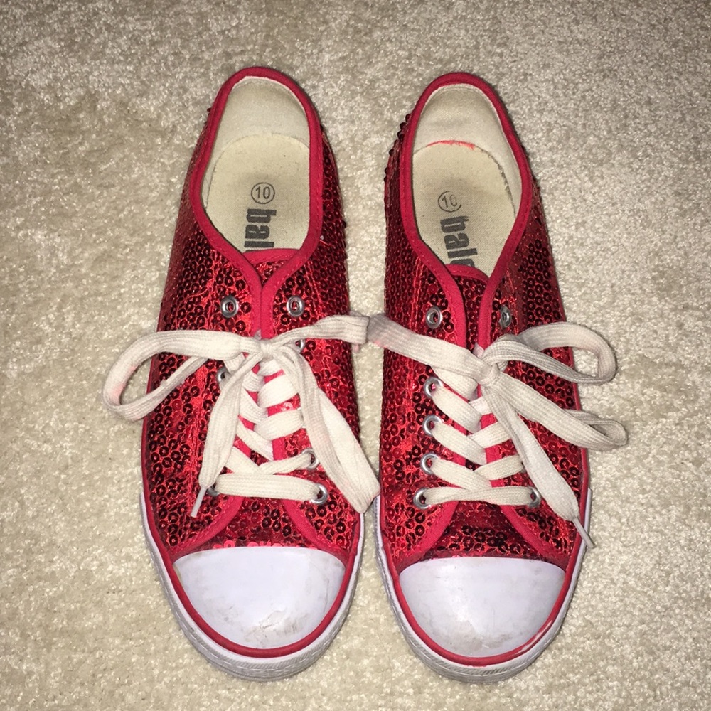 Red Sequin shoes